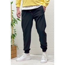 Erkek Full Likralı Paça Lastikli Jogger Pantolon