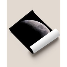 Çerçevesiz Poster - Dijital Baskı - Karanlık Ay