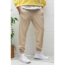Erkek Full Likralı Paça Lastikli Jogger Pantolon