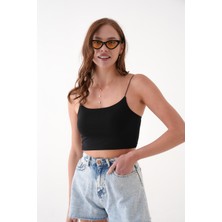 Ip Askılı Crop Body/bluz