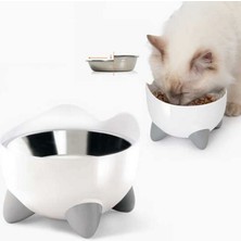 Catit Pixi Hazneli Çelik Mama Kabı Sptgl