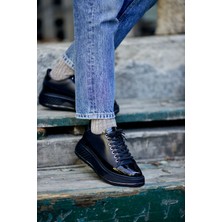 Caddya Model Kombinasyonlu Hakiki Deri Sneaker