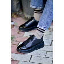 Caddya Model Kombinasyonlu Hakiki Deri Sneaker