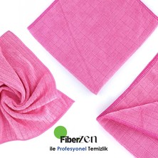 FiberZen Mutfak Temizlik Bezi | Süper Emici Mikrofiber | Leke Tutmaz | 40X40CM | Pembe