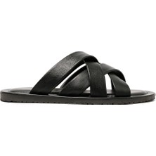 Erkek Terlik M7727 The Sandals Factory Leather Upper Sandals