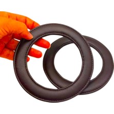 Angel Çanta Aksesuar Koyu Kahve Renk Yuvarlak 13.5 cm Suni Deri Çanta Sapı