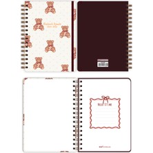 Matt Notebook 2025-2026 A5 Akademik Ajanda Spiralli 15X21 cm - 16 Aylık - Motivasyon Sayfalı
