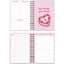 Matt Notebook 2025-2026 A5 Akademik Ajanda Spiralli 15X21 cm - 16 Aylık - Motivasyon Sayfalı