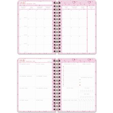 Matt Notebook 2025-2026 A5 Akademik Ajanda Spiralli 15X21 cm - 16 Aylık - Motivasyon Sayfalı