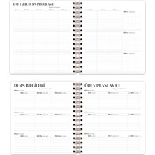 Matt Notebook 2025-2026 Akademik Kare Ajanda Spiralli - 17 Aylık Fiyonk