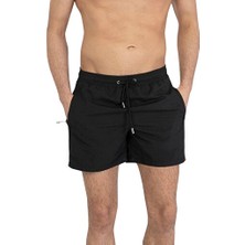 Miami Beach 301 Siyah Duz Erkek Sort 301-SIYAH-DUZ-ERKEK-SORT Erkek Şort Mayo Siyah