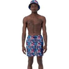 Miami Beach Hw 021 Desenli Erkek Sort HW-021-DESENLI-ERKEK-SORT Erkek Şort Mayo Renkli