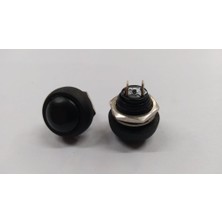 Mykablo "184" 12 mm Siyah Push Buton