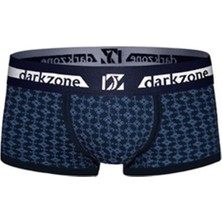 Darkzone Desenli Mavi Erkek Boxer