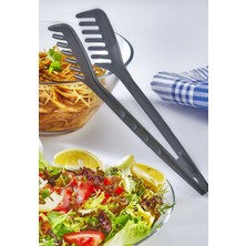 Alvin Sert Plastik Yanmaz Yapışmaz Yüksek Isıya Dayanıklı Makarna Salata Servis Maşası