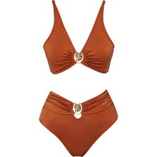 Özel Tasarım Yüksek Bel Bikini Takım