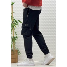 Erkek Kargo Cepli Fermuarlı Paraşüt Mevsimlik Jogger Pantolon