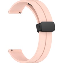 Microsonic Huawei Watch 5 46MM Kordon Ribbon Line Pembe