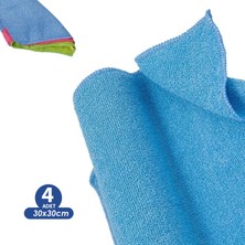 FiberZen Evima Mikrofiber Temizlik Bezi | 30X30CM | 4lü Dürüm