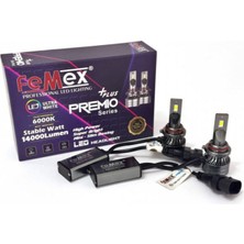 Premio Plus Hb4 9006 Şimşek Etkili LED Xenon 14000 Lumen
