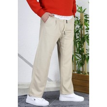 Erkek Baggy Fit Rahat Örme Pantolon