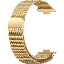 Dexmon Huawei Watch Fit 3 / Fit 4 / Fit 4 Pro / Fit 5 / Fit 5 Pro Uyumlu Milano Metal Hasır Mıknatıslı Kordon Paslanmaz Çelik