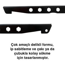 Tanto Bushcraft 15 cm V-Tip Çelik Çadır Kazığı - Sert Zemin Uyumlu, Hafif Kamp Kazığı