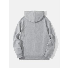 Unisex The Past Baskılı Oversize Sweatshirt Hoodie