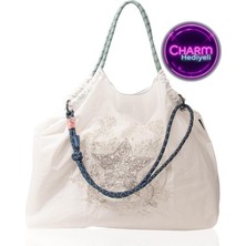 Orta Boy Günlük Veya Plaj Için Kadın Çantası 21-K Barcelona