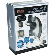 Eğitici Işıklı Objektif Mikroskop Seti