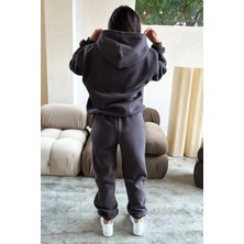Unisex Usa Baskı Oversize Alt Üst Eşofman Takımı