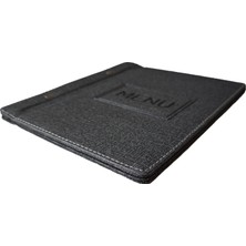 A5 - 5 Yapraklı Deri Menü Kabı - 23X15 cm (Antrasit)