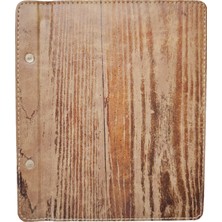 A5 - 5 Yapraklı Deri Menü Kabı - 23X15 cm (Vintage)