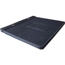 A5 - 5 Yapraklı Deri Menü Kabı - 23X15 cm (Lacivert)