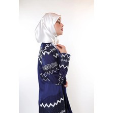 Harika Wear Ipek Akşam Yıldızı Beyaz Eşarp