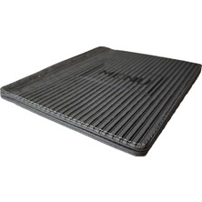 A5 - 5 Yapraklı Deri Menü Kabı - 23X15 cm (Gri-Siyah Çizgili)