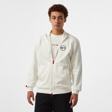 Unıted4 Motto Erkek Beyaz Hoodie.byz