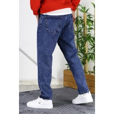 Erkek Düz Paça Yıkamalı Boyfriend Pantolon