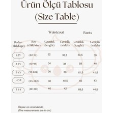Asimetrik Yelekli Keten Alt Üst Takım
