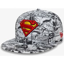 New Era Dc Superman Çocuk Beyaz Şapka.-