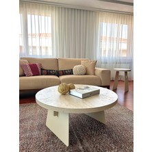 Wing Modern Orta Sehpa Metal Ayak Minimalist Tasarım