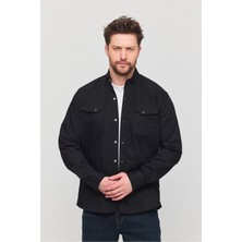 Slim Fit Çift Cepli Çıtçıtlı  Dar Kalıp Pamuklu Kot Gömlek