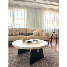 Wing Modern Orta Sehpa Metal Ayak Minimalist Tasarım