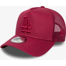 New Era Mlb League Essentials La Dodgers Kadın Kırmızı Şapka.-
