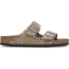 Kadın Terlik 1029390 Birkenstock Arızona Vl Rıvet Taupe