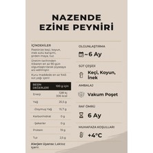 Ariste Nazende Tam Yağlı Ezine Peyniri 450 gr (Keçi Sütü Ağırlıklı) – Olgunlaştırılmış