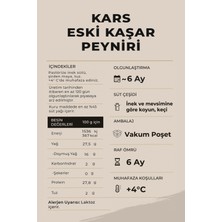 Ariste Tam Yağlı Kars Eski Kaşar Peyniri 250 gr – Olgunlaştırılmış
