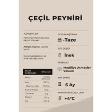 Ariste Tam Yağlı Çeçil Peyniri 250 gr