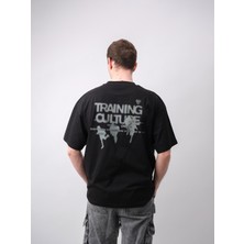 Training Culture No: 2, Siyah Oversize Tişört