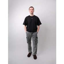 Training Culture No: 2, Siyah Oversize Tişört
